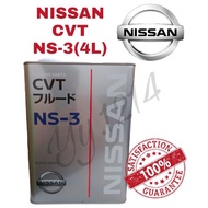 ORI NISSAN AUTO OIL CVT NS3 4L TEANA SYLPHY SERENA XTRIAL ELGRAND ALMERA N18 L33 T32 C26 ATF GEAR NS