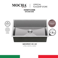 Mocha Honeycomb Kitchen Sink Stainless Steel 304 Material With Pull Out Tap (75cm) MKS9503-SS