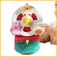 Baby High Chair Toy Educational Games Suction Cup Games Baby Spinner Musical Toys for Sensory Play D