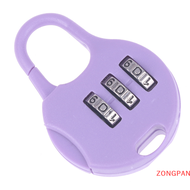 ZONGPAN กุญแจล็อครหัสผ่านขนาดเล็กสีกระเป๋าลาก Gembok KATA Sandi ตู้แช่สำหรับหอพักนักเรียน Gembok KATA Sandi กระเป๋าเป้สะพายกระเป๋าเป้ล็อค