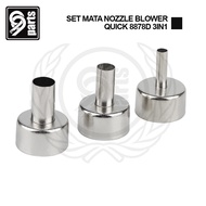 MATA Quick 8878D 3IN1 Blower Nozzle Bit Set Quick 8878D Blower Nozzle/ 8878D 3PCS Hot Air Quick 8878