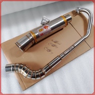 Redleo Exhaust 51mm 1set motor Y15 / Y15ZR / Lc135 / Fz150i / Fz16 stainless