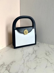 絕版中古包 Celine 星球金幣黑白色凱莉包 手提包 古董包 二手包