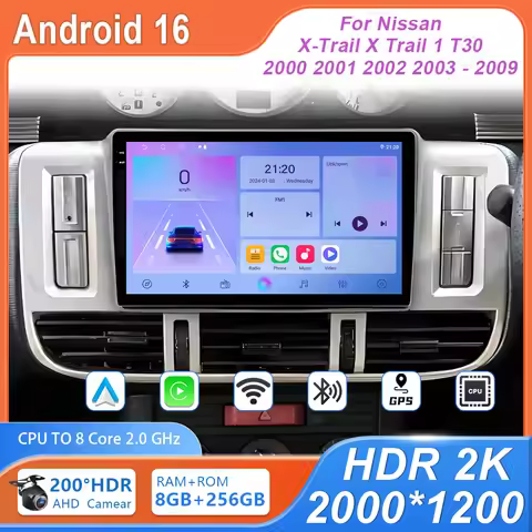 Car Dvd For Nissan X-Trail X Trail 1 T30 2000 2001 2002 2003 - 2009 Android GPS Navigation No 2din H