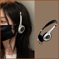 Big Personality Retro Headphones Millennium Y2K Style Headset Headset Over Ear Earbud Fashion Wired 
