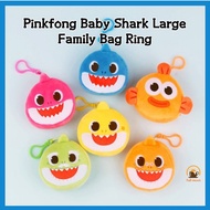 Pink Fong Baby Shark Large Family Bag Ring (Kindergarten bag required)