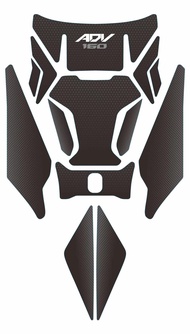 {DKJHGFED} New 3D Motorcycle Fuel Tank Pad Decal Knee Scratch Protective Stickers For Honda ADV160 A
