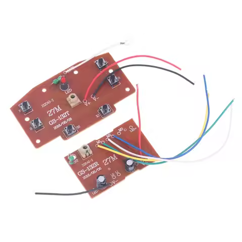 Toys Parts 27MHz Circuit Board RC Transmitter Board 6CH PCB Transmitter Receiver Board 2.4G Distance