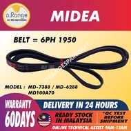 MD-7388 MD-6288 MD100A70 MIDEA DRYER DRYER RUBBER DRYER BELT category of WASHING MACHINE belting MD7
