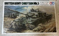 TAMIYA（田宮）1/35 英國戰車·酋長式Mk5 內附兩個馬達的遙控坦克