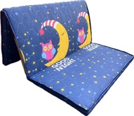 ที่นอนยางพารา PE ขนาด4ฟุต 120x195cm ที่นอนสามพับ หนา1.5นิ้ว หรือ4เซนติเมตร (นอนไม่ยุบ)