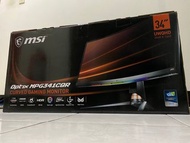全新 現貨 微星 MSI MPG341CQR 34型 2K 144HZ 1800R 曲面 電競螢幕 免運 可面交