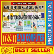 DESAIN KALENDER 2023 KOLEKSI TEMPLATE DESIGN GRAFIS CALENDER USAHA PERCETAKAN EDIT FILE FORMAT CDR C