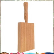 Pasta Making Board, Gnocchi Board, Beech Wood Gnocchi Board Butter Board Dough Scraper for Pasta and