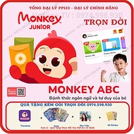 Monkey Junior TRỌN ĐỜI -Voucher Mã học  Tiếng Anh online