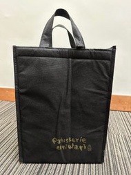 Black Thermos Shopping Bag/ Ice Bag with Magic Stickers 附有魔法貼紙的黑色保温購物袋/冰袋