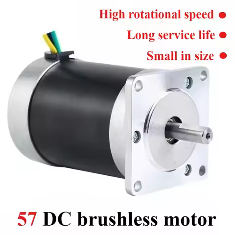 57 series 125W 24V 3000 RPM drive DC brushless motor with Hall signal