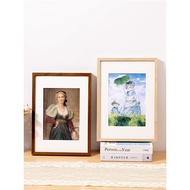 Solid Wood Large Photo Frame Empty Frame 4K8K Sketch Frame 53 67cm Poster A3a4 Puzzle Picture Frame 