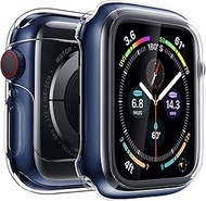 Penom Case for New Apple Watch SE Series 6 Screen Protector 44mm(2020), Apple Watch Series 5 Series 4 Case (44mm, Black)