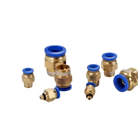 10pcs/lot PC4 6 8 10 -M6 M8x1 M8x1.25 M10x1 M10X1.5 M12X1.75 M16x2 Pneumatic Connector Trachea Quick