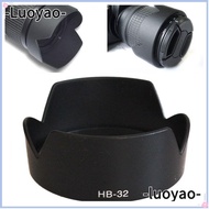 LUOYAO1 Anti-Glare Cover, HB-32 67mm Black Lens Hood, Replacement ABS Camera Lens Sunshade for Nikon