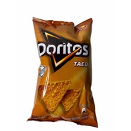!!ส่งฟรีไม่มีขั้นต่ำ!! DORITOS TACOโดริโทส รส ทาโก้ สินค้านำเข้าจากมาเลเซีย 198.4g JUMBO PACK สีน้ำต