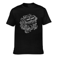 Mivec Turbo 4G63 Engine Blue Evo (2) Popular Customized T-Shirt Man