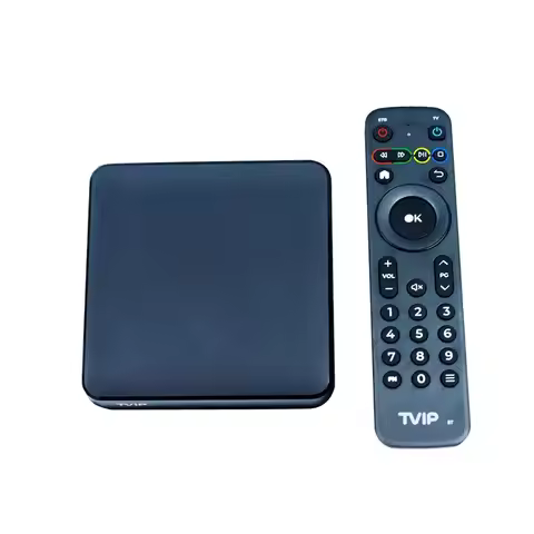 B04C-For TVIP 605SE 4K HD Smart Set Top Tv Box For Linux For Android Amlogic S905X H. 265 HDR 2.4G 5