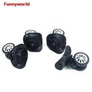 Luggage accessories wheel Black Luggage Replacement 10.2*6.5cm 360° Swivel