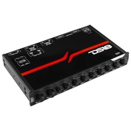 EQX7 1/2 DIN 7 Band Graphic Equalizer High Volt 7-Band Equalizer with High Level Input and Auto Turn