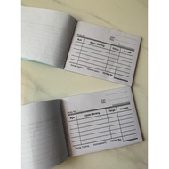 MINI CASH NOTE 1 PLY 1-PLY/, LANDSCAPE DESIGN, 1-SIZE NOTE/8 FOLIO, MINI NOTE, CASH NOTE