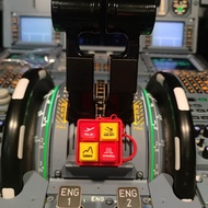 Boeing 737 GPWS Sound Button – 4 Real Cockpit Warnings in One: “Pull Up”, “Terrain”, “Sink Rate”