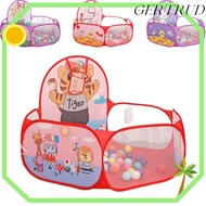 GERTRUD Playpen Pool Pool, Foldable Castle Game Ocean Ball Playpen, Safety Large Space Ball Pit Ball