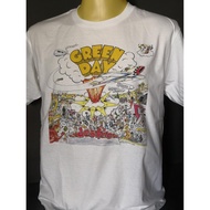 เสื้อวงนำเข้า Green Day Dookie 1994 Bad Religion Nofx Rancid Skate Punk Rock Retro Vintage Style T-S