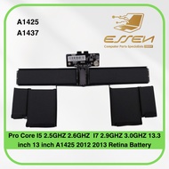 Original 13.3" Retina A1425 A1437 Late 2012 Early 2013 11.21V 74Wh 6600mAh Original Replacement Batt