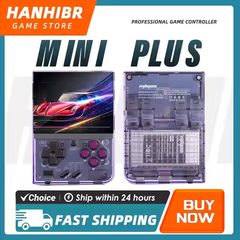 MIYOO Mini Plus Retro Pocket Emulator 3.5" OCA IPS Screen Handheld Console 3000mAh Multi Emulator Vi