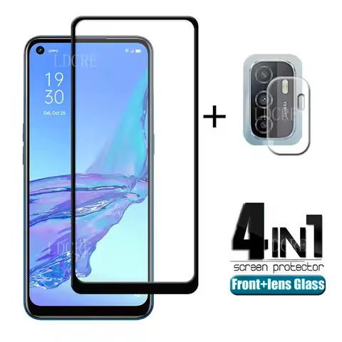 Full Cover Tempered Glass For OPPO A53 Screen Protector For OPPO A53 Camera Glass For OPPO A91 A52 A