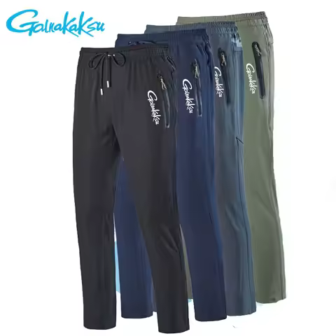 2023 New Fishing Pants Outdoor Bamboo Charcoal Quick-Drying Breathable Anti-UV Sun Protection Hiking