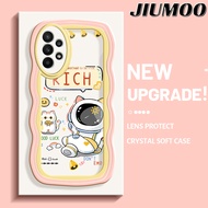 JIUMOO Casing Ponsel untuk Samsung A23 M23 5G A22 5G M22 A32 5G A33 5G M32 5G A21s Casing Kasus Mode