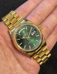 二手 Rolex 118238 Green daydate 2016