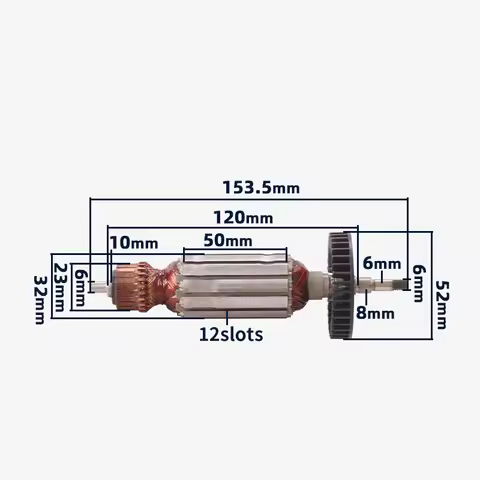Armature Rotor Anchor Stator Coil for Hitachi G10SS2 G13SS2 G13SS 100 Angle Grinder Grinder Motor Re