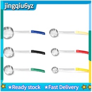 【J&U】Unslotted Spoon(2, 4, 6, 8 Oz), Slotted Ladle Spoon(1, 3 Oz), Portion Control Serving Spoons Se