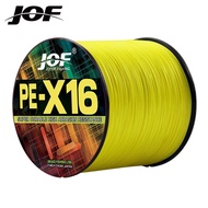 JOF 300M X16 Braided Fishing Line Durable Super Strong Multicolor Floating Saltwater Line