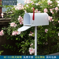 I American Country Villa Mailbox Outdoor Household Rainproof Without Lock Pastoral Newspaper Box Pos