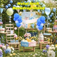 Metal Gold Wedding Arch Backdrop Stand Balloon Arched Frame for Ceremony Birthday Party Graduation