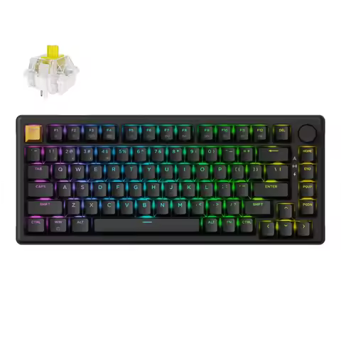 Keychron J2 QMK Wireless Mechanical Keyboard RGB Backlight with Keychron Super mechanical switch