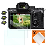 Camera Screen Protector*3 Compatible with Sony A9, A7III, A7R II... 0.3mm 9H Hardness Tempered Glass