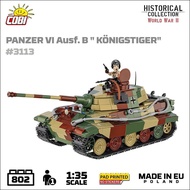 COBI Panzer VI Ausf. B Königstiger WW2 German Heavy Tank Model 1:35 Scale (802 pcs) #3113