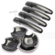 Car door Handle Bowl Cover for toyota corolla altis 2008 2009 2010 2011 2012 2013 G10-G10.5 Carbon f