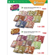 Sampul Buku Kertas Motif Batik
